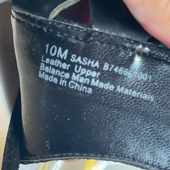 Franco Sarto, Sasha, Black Suede leather wedges, platform size 10 - Picture 6 of 6